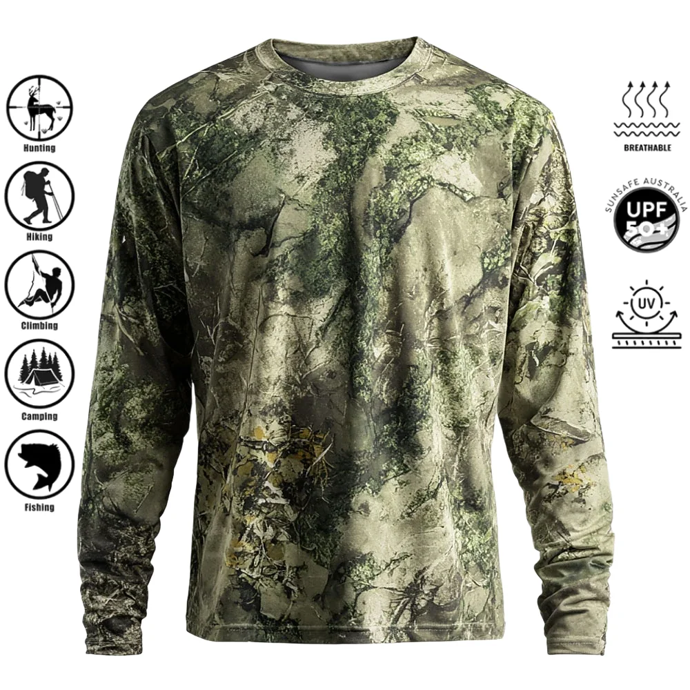 Outdoor Adventure Trips - Heren T-shirt met lange mouwen, polyester,
