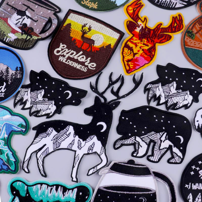 Outdoor Adventure And Travel Show - Herten Patch Adventure Travel Geborduurde Patches