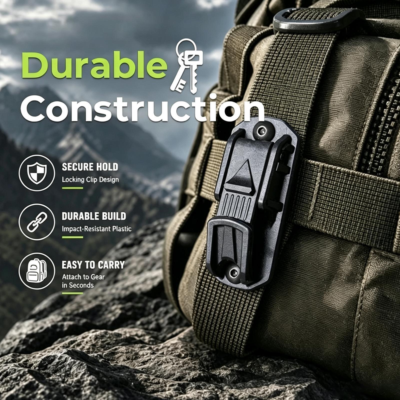 1 stuks riemclip voor sleutels - Outdoor Adventure Backpack recensie en prijs