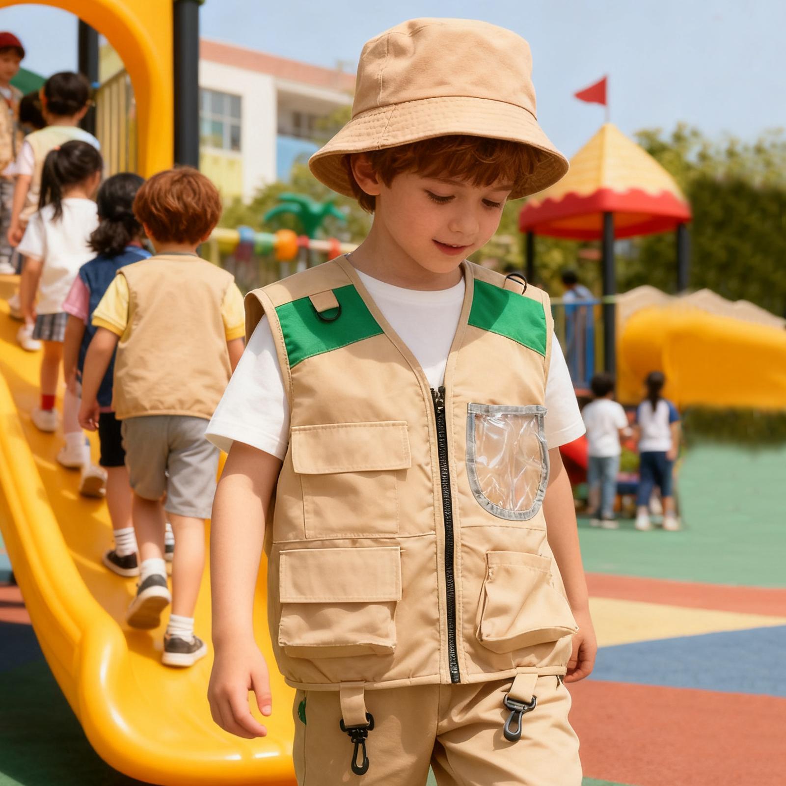 Kinder Explorer hoed en vest k - Outdoor Adventure Kit For Kids recensie en prijs